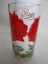 MCM Boscul Peanut Butter Drinking Juice Glass Tumbler Red Rose Estate fi... - $231.56 MXN