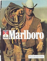 1978 Marlboro cigarettes Print Ad Cowboy Lasso Rope Hat Gloves 8.5&quot; x 11&quot; - £15.50 GBP