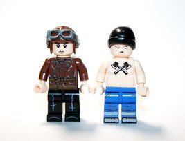 Minifigure 30&#39;S Pilot And Tattooed Prisoner Building - $271.33 MXN