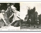 Seabees Demolition Practice Camp Peary Virginia VA UNP WB Postcard I19 - $3.91