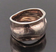 RLM STUDIO 925 Silver - Vintage Hammered Minimalist Round Ring Sz 11 - RG27520 - £73.23 GBP