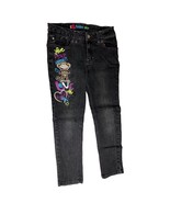 I Love Bobby Jack Girls Size 14 Vintage Y2K Jeans Monkey Love Peace - £17.07 GBP