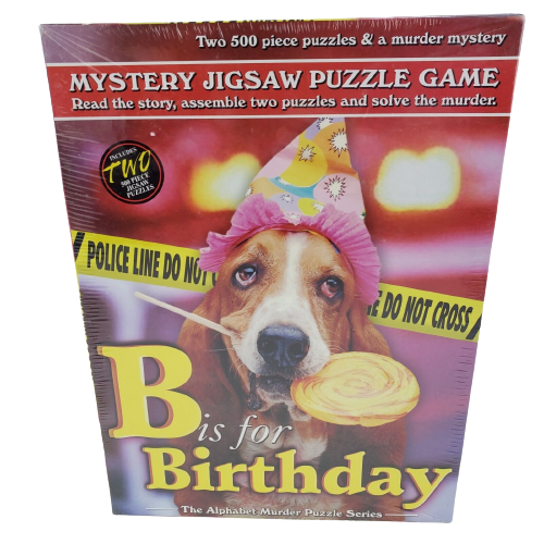 TDC Games  Mystery Jigsaw Puzzle Game - B is for Birthday 2 - 500 Piece Puzzles - $14.85
