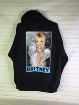 Britney Spears Collection Logo Pullover Hoodie Sweatshirt Black Womens S... - $51.98