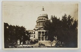 Boise Idaho RPPC State Capitol Early Auto Passing 1922 Pittsburgh Postcard R20 - £14.91 GBP