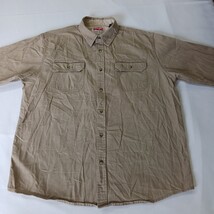 Wrangler Premium Quality Denim Shirt L Men's Blue Long Sleeve Button Up RN130273 image 14