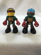 Teenage Ninja Turtles TMNT Heroes Stealth Biker Pilot Raphael Michelangelo 2014 - $11.40