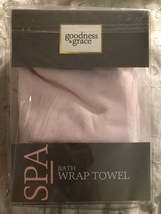 Goodness & Grace Bath Wrap Towel Pink - £15.98 GBP