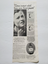 Sharp &amp; Dohme Sore Throat Relief Solution S.T. 37 Vintage Print Ad 1934 - $14.97