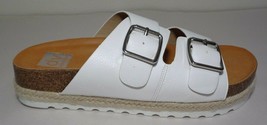 DV Dolce Vita Size 7 M CARTHER White Slide Sandals New Women&#39;s Shoes - £79.01 GBP