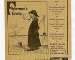 Fishermen&#39;s Grotto Restaurant Menu San Francisco 1943 No 9 Fishermen&#39;s W... - $41.58