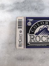 Colorado Rockies Bumper Sticker Vinyl Decal, Wincraft Licensed, Made in ... - £5.41 GBP
