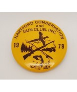 Hartford Conservation &amp; Gun Club Inc. Wisconsin Vintage 1979 Hunting But... - $33.67 CAD