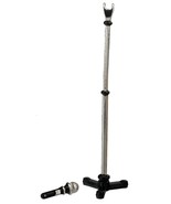 Dollhouse Miniature - Handheld Microphone with Stand - 1/12 Scale - $19.13 CAD