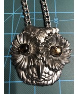 Vintage New Never worn Banana Republic Owl Head Necklace - £15.79 GBP
