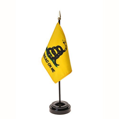 Gadsden Flag 4X6 Inch Mounted E Gloss - $8.40