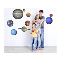 Large Set of Planets of Our Solar System Vinyl Wall Decals - £57.73 GBP