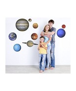 Large Set of Planets of Our Solar System Vinyl Wall Decals - $98.78 CAD