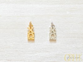 Chi Omega Sorority Greek Lavalier Drop Pendant (Chi O, XO, XΩ) - £3.92 GBP