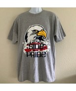 Oarsman 913 Mens Graphic Patriotic T Shirt Large Gary - Eagle Side With ... - $15.85