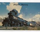 Big Boy Steam Engine 4019 Postcard Cheyenne Wyoming  - $9.90