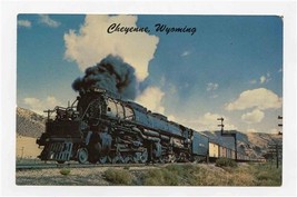 Big Boy Steam Engine 4019 Postcard Cheyenne Wyoming  - £7.90 GBP