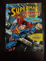SUPERMAN ultimate coloring sticker activity book DC jumbo NEW - $9.90