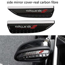 Brand New 2PCS Universal Skunk2 Carbon Fiber Rear View Side Mirror Visor... - £11.86 GBP