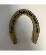 1950&#39;s &quot;Good Luck From Peter Pan Peanut Butter&quot; Small 4” Horseshoe - $33.78 CAD