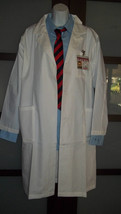 NEW Half Life Scientist costume parts Lab coat, Black Mesa ID, Neck Tie  - £35.38 GBP+