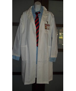 NEW Half Life Scientist costume parts Lab coat, Black Mesa ID, Neck Tie  - £35.92 GBP+