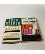Vintage 1965 Kohner EVEN STEVEN Puzzle Game With Original Box - $20.84 CAD