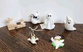 Halloween Ghost Theme Decoration Ornaments Spooky Lot Of 6 Indoor Holida... - $23.36