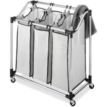 Whitmor Chrome Laundry Sorter with Foam Mesh Bags - $74.95