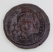 527-565 AD Byzantine Justinian I, Dated RY 15 (541 1/2 AD) AE Reformed Follis F+ - £257.19 GBP