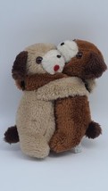 Vintage 1977 Russ Berrie Plush Hugging Teddy Bear Couple Cl EAN - £22.93 GBP