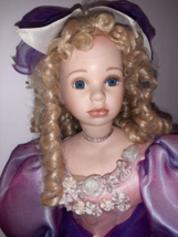 Goldenvale Collection Rebecca Porcelain Doll Blonde 29 in Limited Edition 1-2000 - £160.16 GBP
