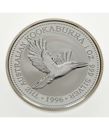 1996 Australia Silver Coin 1oz Kookaburra (BU Condition) KM# 289.1 - $2,265.42 MXN