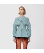 Sushchenko Volume Sweatshirt Corset Modernist Avant Garde Teal Blue Medi... - €63,72 EUR