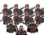 11pcs Lord Eddard Stark &amp; House Stark troops F Game of Thrones Minifigures - £14.86 GBP