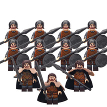 11pcs Lord Eddard Stark &amp; House Stark troops F Game of Thrones Minifigures - £14.91 GBP