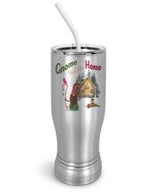 PixiDoodle Cardinal Nordic Gnome Insulated Coffee Mug Tumbler with Spill-Resista - £26.41 GBP+