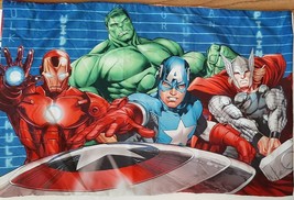 Marvel Avengers Assemble Pillow Case Halo Sham Different Pictures on Eac... - £10.18 GBP