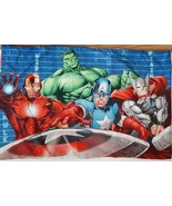 Marvel Avengers Assemble Pillow Case Halo Sham Different Pictures on Eac... - £10.19 GBP