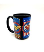 DC Comics Coffee Mug 2016 Wonder Woman Flash Bat Man Superman - £18.47 GBP