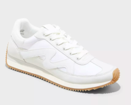 Universal Thread Women&#39;s Medium or Wide Width Mercedes Sneakers White 9 ... - $282.93 MXN