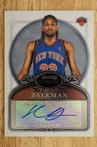 NBA 2006-07 Bowman Sterling Renaldo Balkman Rookie Autograph New York Knicks #85 - £7.74 GBP