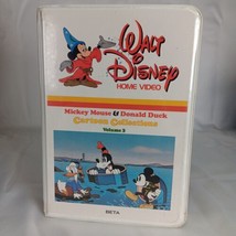 Disney Mickey Mouse &amp; Donald Duck Cartoon Classic Vol 3 Betamax Clamshel... - $23.17