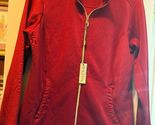 NWT Ladies SPORT HALEY Burgundy Long Sleeve Full Zip Golf Jacket - L - $39.99