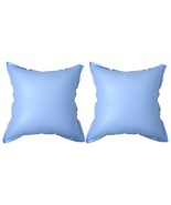 Pool Pillow Set of 2 Blue PVC 43.3 in x 43.3 in - $1,564.28 MXN